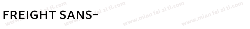 freight sans字体转换